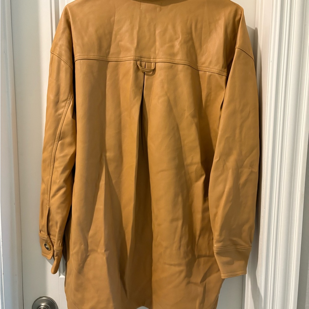 Anthropologie Maeve Faux Leather Jacket - Picture 2 of 3